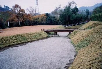平井城跡 復元堀・橋